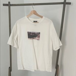 H&M Off-White Graphic Tee